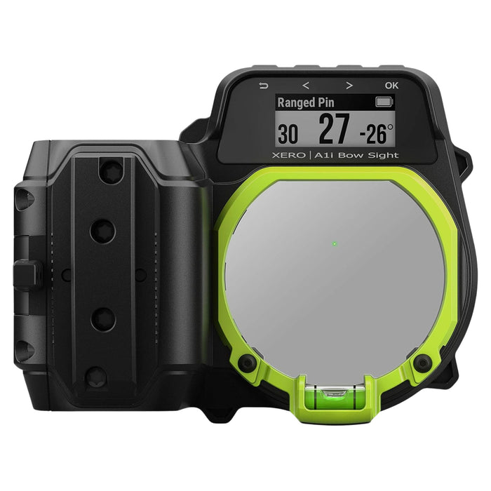 Garmin Xero A1i Bow Sight Unisex Black Dual-Color LED Pins For Unobstructed Views Left-Handed 2-Inch Auto-Ranging Digital Bow Sight - 010-01781-11