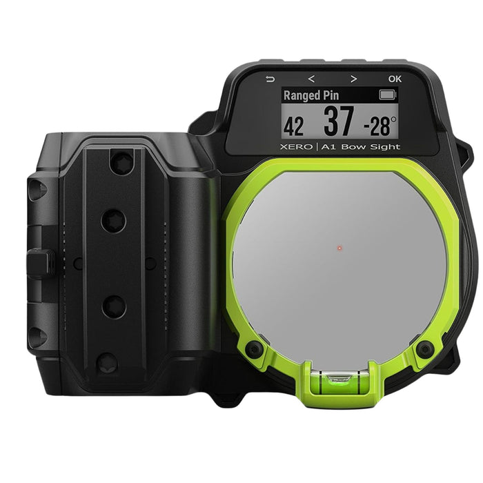 Garmin Xero A1 Bow Sight Unisex Black LED Pins For Unobstructed Views Left-Handed 2-Inch Auto-Ranging Digital Bow Sight - 010-01781-01