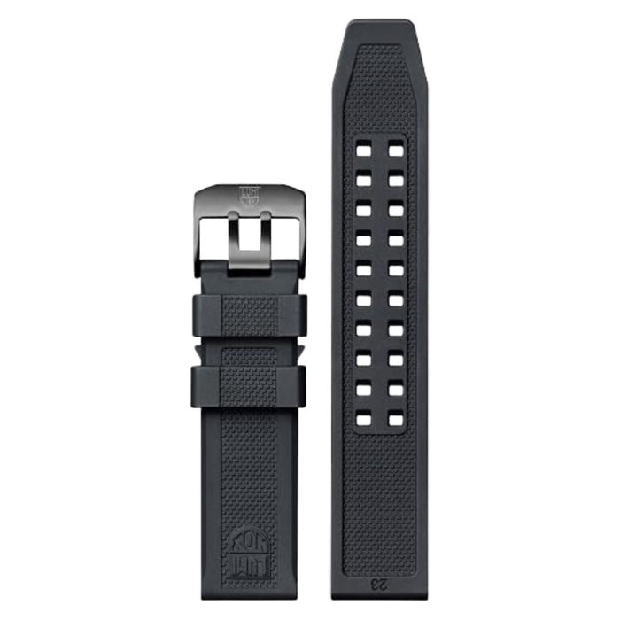 Luminox Men's Black Rubber 23mm Replacement Watch Band - FPX.3050.20B.4.K