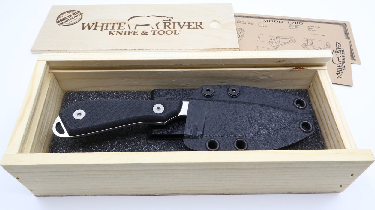 White River Black G10 Model 1 Pro