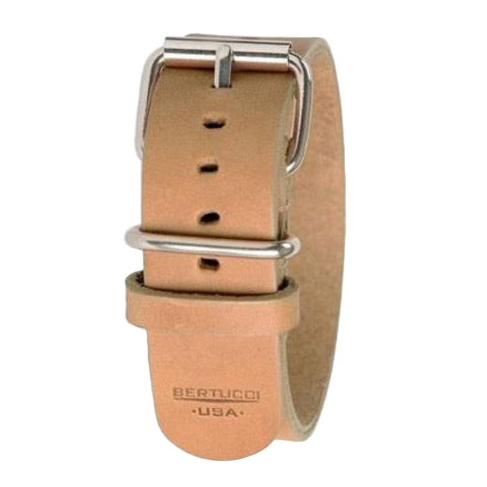 Bertucci Men's Tan D-Type Heritage Sahara Sand Veg. Leather Watch Band - B-189H