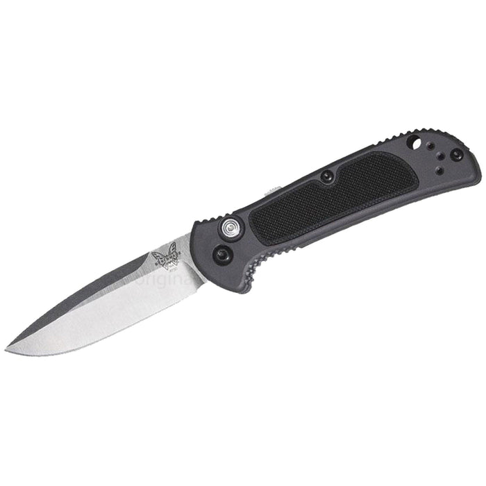 Benchmade Mini Coalition AUTO Folding Knife 2.87 S30V Satin Plain Blade Knife - BM-9750