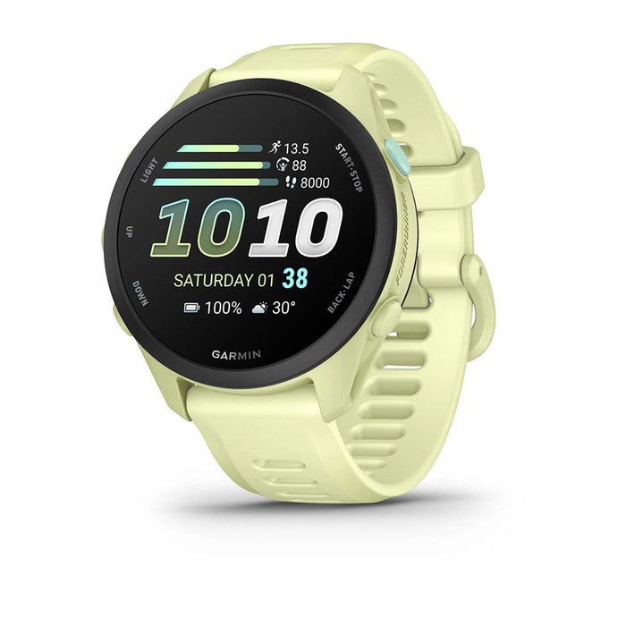 Garmin Unisex Black Dial Forerunner® 70 Easy-to-Use GPS Running with Citron Silicone Band Smartwatch - 010-04307-02