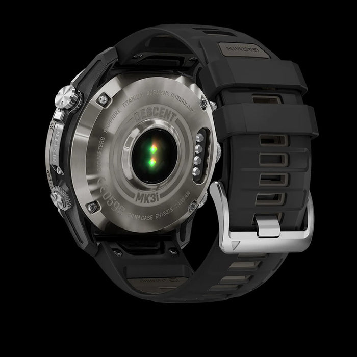 Garmin Unisex Black/Pebble Gray Descent™ Mk3i 51mm PVD Titanium Band Air Integration Dive Computer and Multisport GPS Smartwatch - 010-02752-07