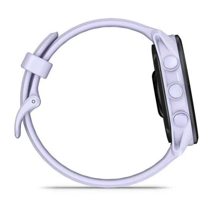 Garmin Unisex Black Dial Forerunner® 70 Easy-to-Use GPS Running with Cool Lavendar Silicone Band Smartwatch - 010-04307-03