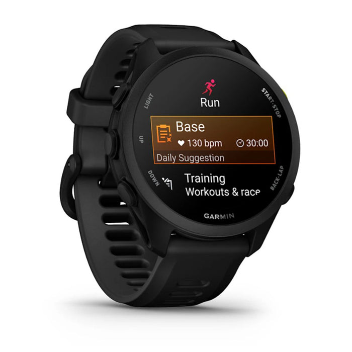 Garmin Unisex Black Dial Forerunner® 70 Easy-to-Use GPS Running with Silicone Band Smartwatch - 010-04307-00