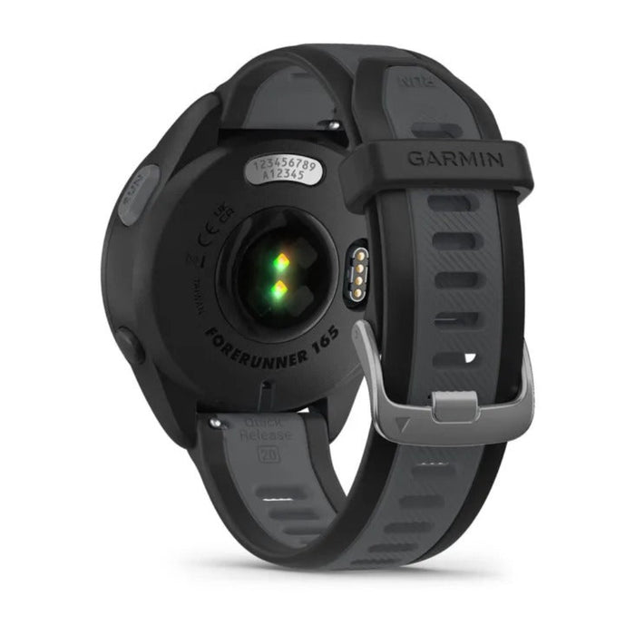 Garmin Unisex Black Forerunner 165 Colorful AMOLED Display Training Metrics and Recovery Insights Running Smartwatch - 010-02863-20