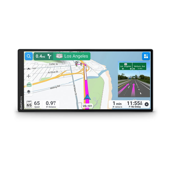 Garmin Drive™ Unisex Black 7.1-inch Touch Screen Paired with Garmin Drive App and Get Live Traffic, Weather and Fuel Prices, Tracking GPS Navigator - 010-04319-00