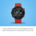 Garmin Forerunner 45s Unisex Red Silicone Band Black Dial Smart Watch - 010-02156-06 - WatchCo.com