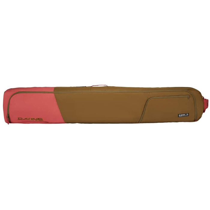 Dakine Unisex Dark Olive/Dark Rose Fall Line Roller 190 cm Wheeled Ski Bag 2021 - 10001459-190-DKOLIVEDKROSE