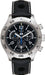 Traser Mens Classic Elegance Chronograph Stainless Watch - Black Rubber Strap - Black Dial - 105036