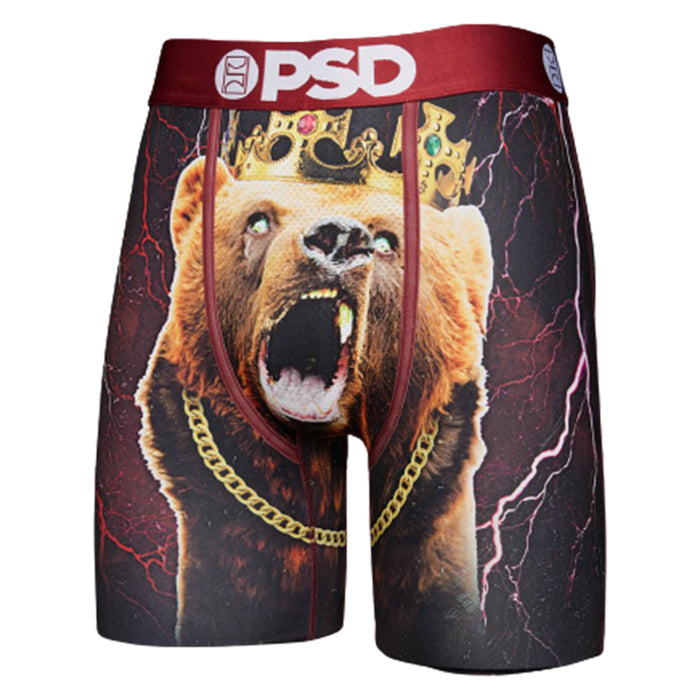 PSD Men's Black Bear Hugz Boxer Briefs Underwear - 321180038-BLK