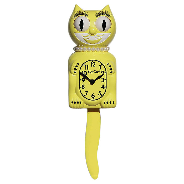 Kit Cat Majestic Yellow Limited Edition Lady Klock - LBC-46