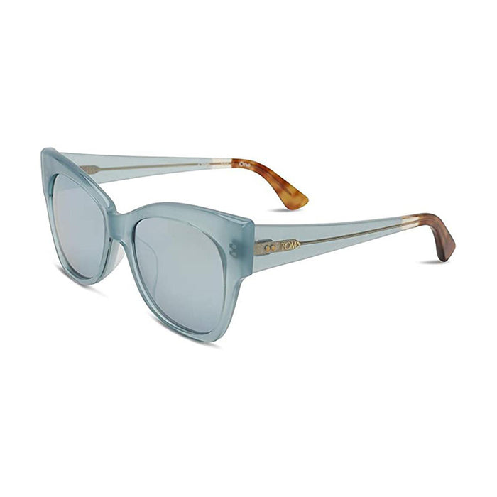 TOMS Unisex Autry Medium Plastic Frame Blue Lens Sunglasses - 10009601