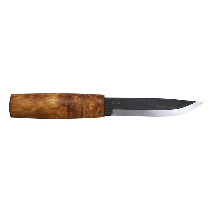 Helle Birch Wood Handle Triple Laminated Carbon Steel Fixed Blade Knife - HELLE96