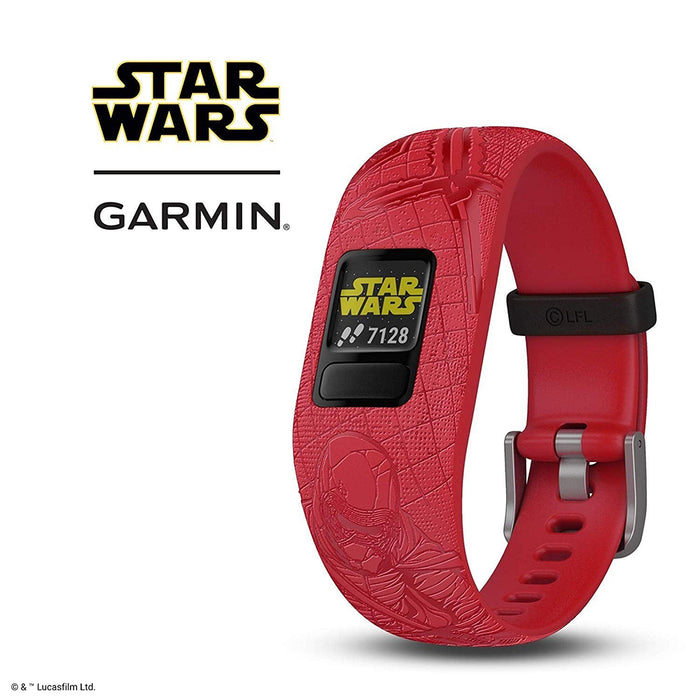 Garmin vivofit Jr 2 Kids Star Wars Dark Side Red Silicone Band Fitness/activity Tracker Smart Watch - 010-01909-3B