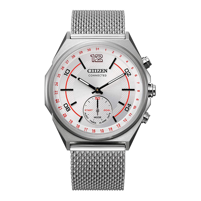 Citizen Mens Technology Quartz Silver Dial Band Stainless Steel Strap Watch - CX0000-71A