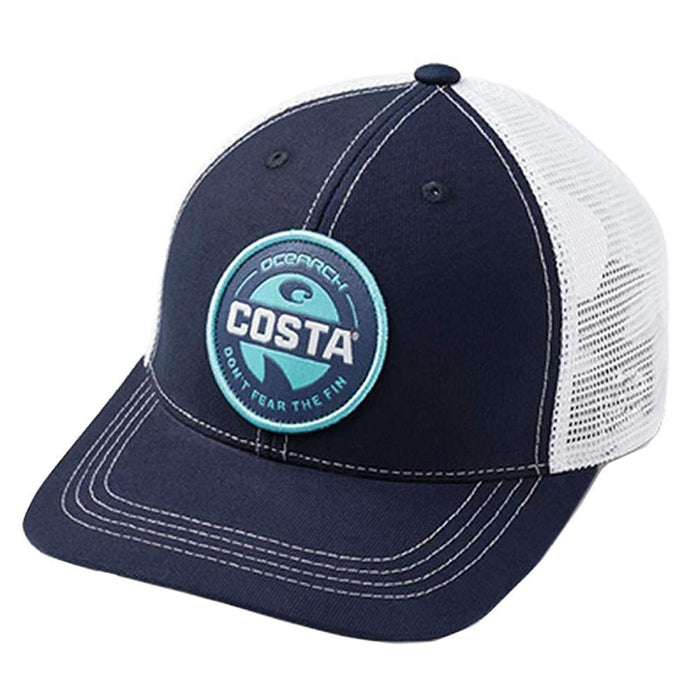 Costa Del Mar Unisex Navy/White Ocearch Stoneham One Size Hat - HA-114N