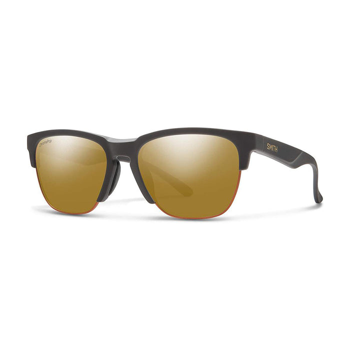 Smith Mens Haywire Matte Gravy Frame Bronze Mirror Polarized Lens Sunglasses - 201518FRE55QE