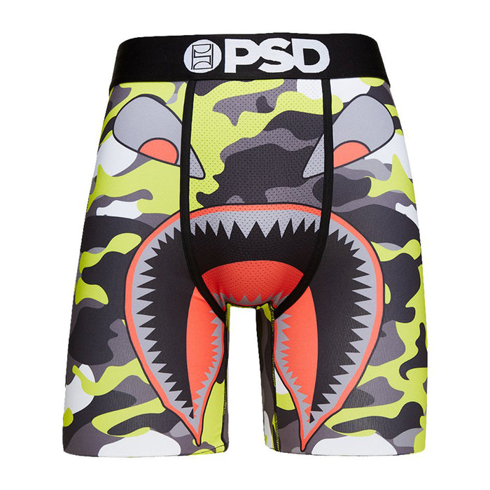PSD Mens Neon Warface Athletic Boxer Briefs XX-Large Underwear - E22011020-YEL-XXL