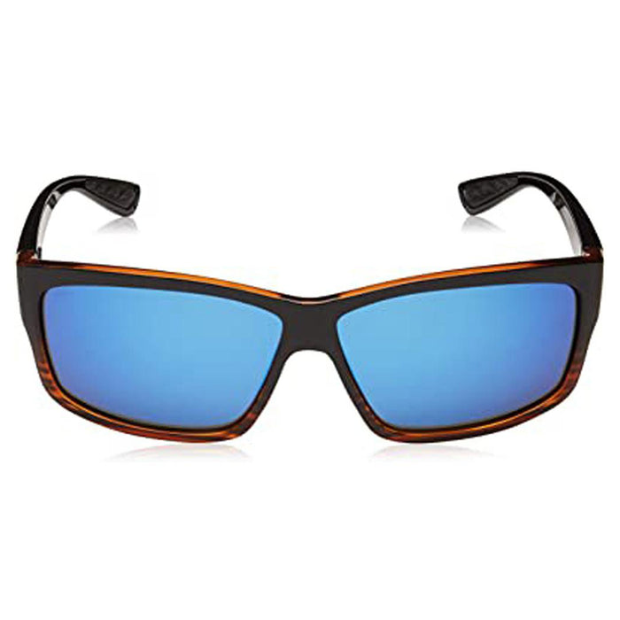Costa Del Mar Mens Cut Coconut Fade Frame Grey Blue Mirror Polarized Lens Sunglasses - UT52OBMGLP