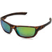 Costa Del Mar Mens Whitetip Tortoise Frame Green Mirror Polarized Lens Wrap Sunglasses - WTP66OGMP - WatchCo.com