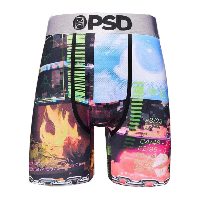 PSD Men's Multicolor Interface Boxer Briefs Underwear - 322180086-MUL