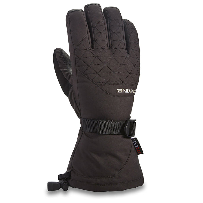 Dakine Womens Leather Camino Black Snowboard Ski Gloves - 10003149-BLACK
