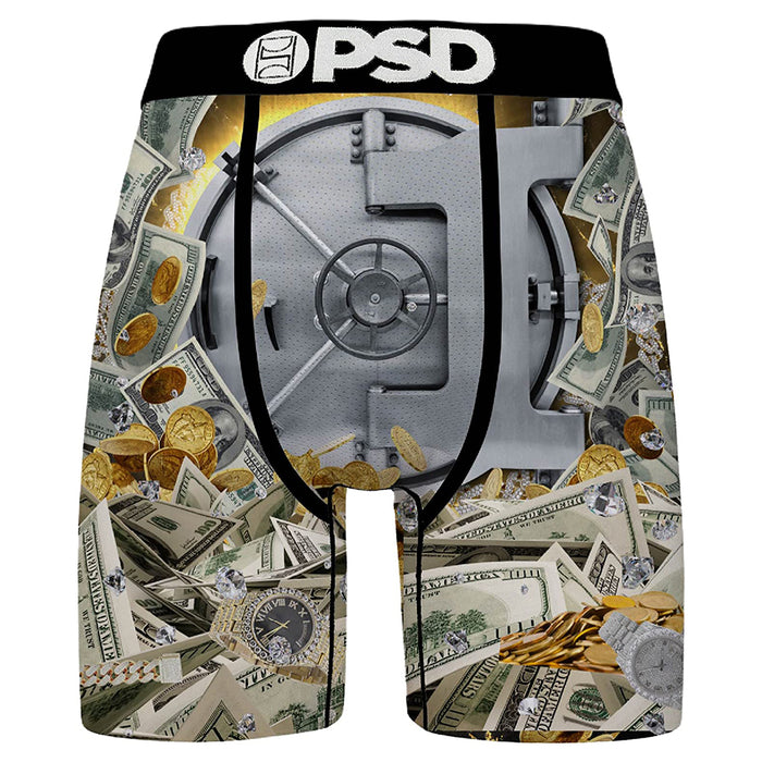 PSD Men's Multicolor Bank Vault Boxer Briefs Underwear - 422180063-MUL