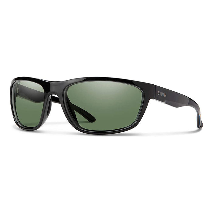 Smith Mens Redding Black Frame Gray Green Polarized Lens Sunglasses - 20230480762L7