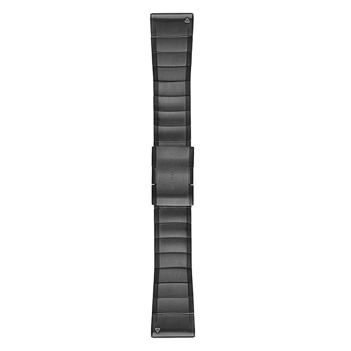 Garmin fenix 5X Plus QuickFit 26mm Carbon Grey DLC Titanium Watch Band - 010-12741-01