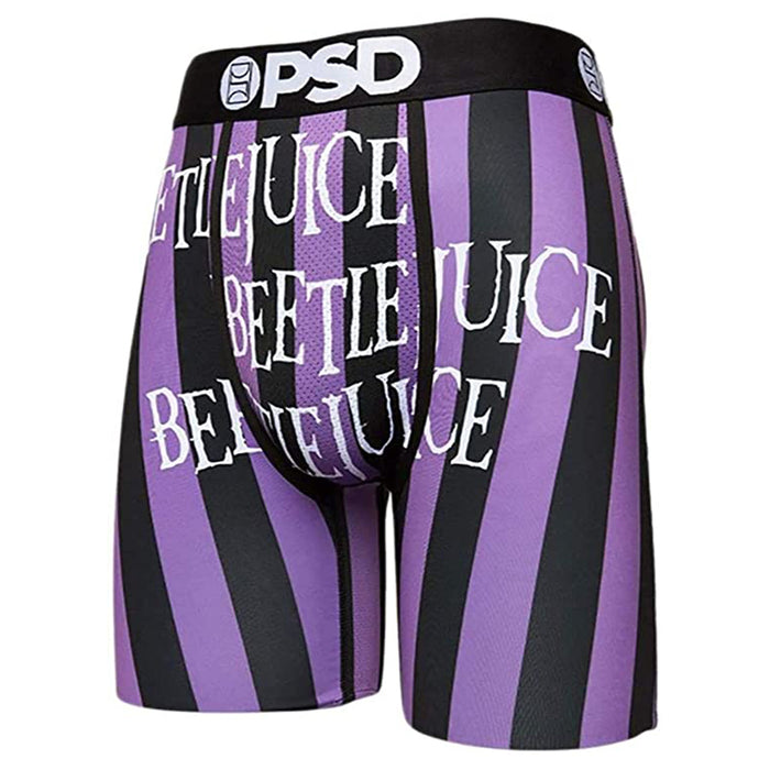PSD Mens Beetlejuice X3 Boxer Brief Purple Underwear