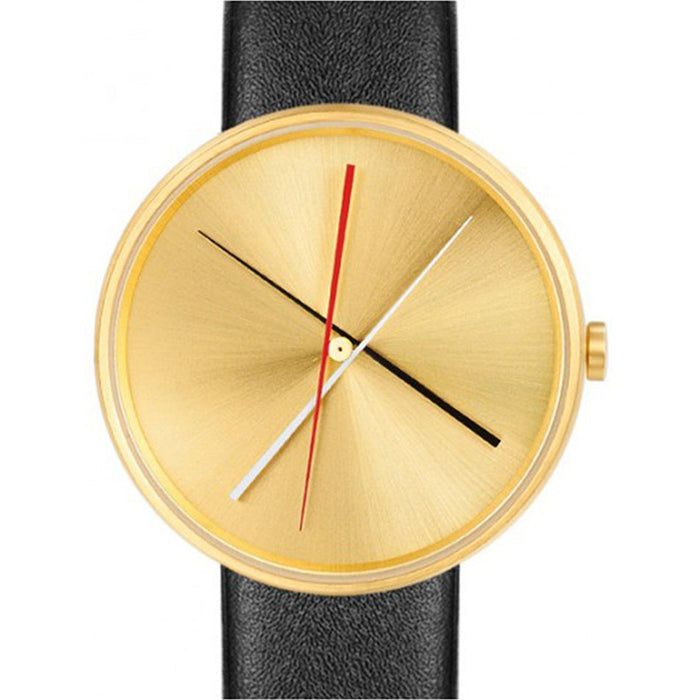 Projects Unisex Stainless Steel Denis Guidone Crossover Yellow Watch - 7292BL-L