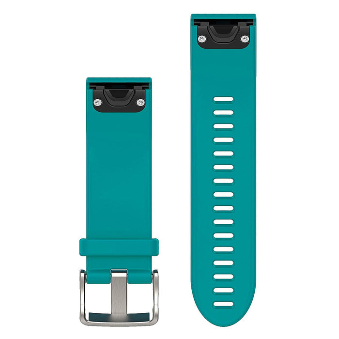 Garmin fenix 5S QuickFit 20mm Turquoise Silicone Strap Watch Band - 010-12491-11
