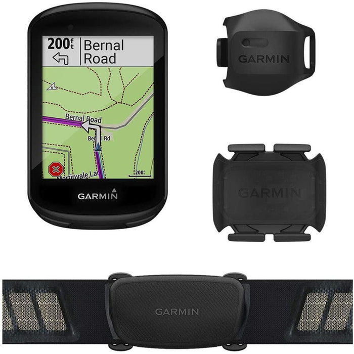 Garmin Edge 830 Sensor Bundle Performance Monitoring and Popularity Routing with Speed Sensor Touchscreen GPS Cycling/Bike Computer - 010-02061-10