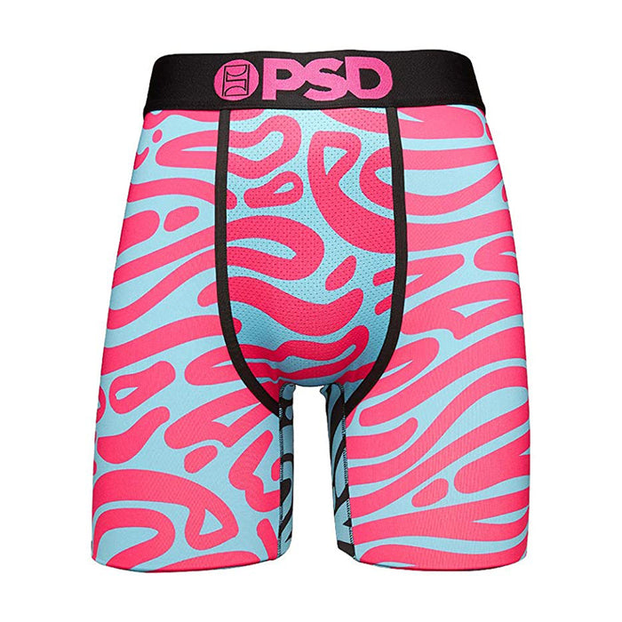 PSD Men's Multicolor Miami 90's Wave Printed Boxer Briefs Underwear - 121180003S-MUL
