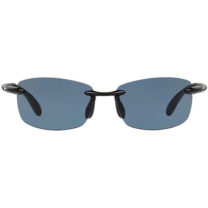 Costa Del Mar Mens Ballast Shiny Black Frame Grey Polarized Lens Sunglasses - BA11OGP - WatchCo.com