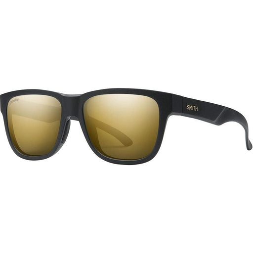 Smith Lowdown Slim 2 Unisex Matte Black Gold Frame Black Gold Lens Square Sunglasses - 2010440NZ51HN - WatchCo.com