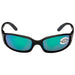 Costa Del Mar Mens Brine Gunmetal Frame Green Mirror 580G Polarized Lens Sunglasses - BR22OGMGLP - WatchCo.com