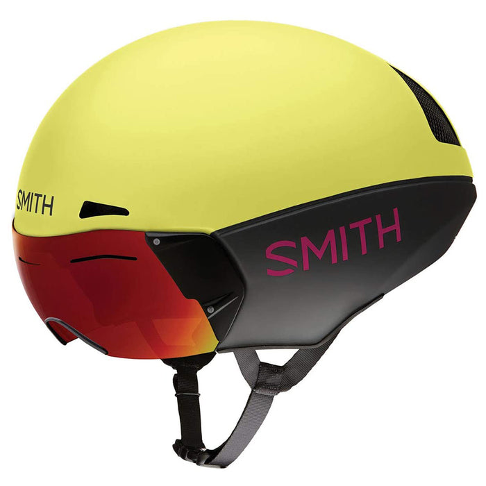 Smith Matte Citron/Peony Optics Podium TT Cycling Helmet - E007163755962