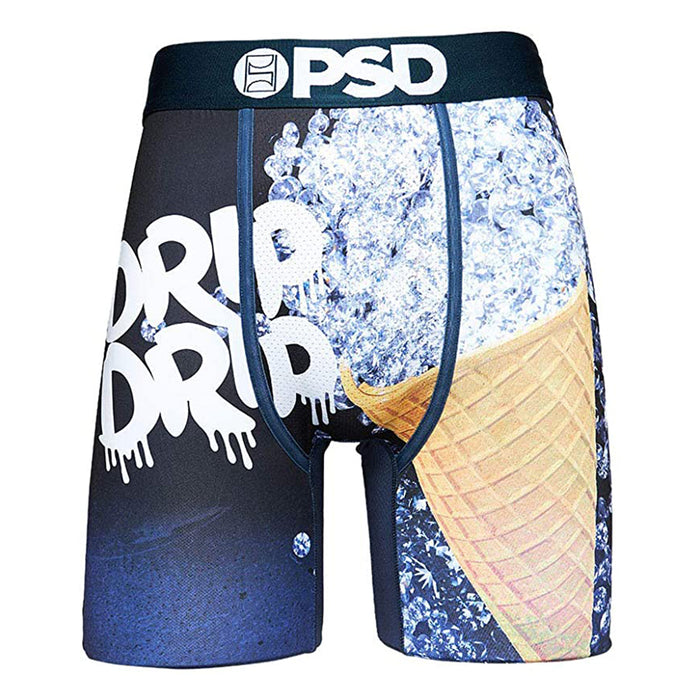 PSD Men's Blue Iced Cone Boxer Briefs Underwear - 221180060-BLU