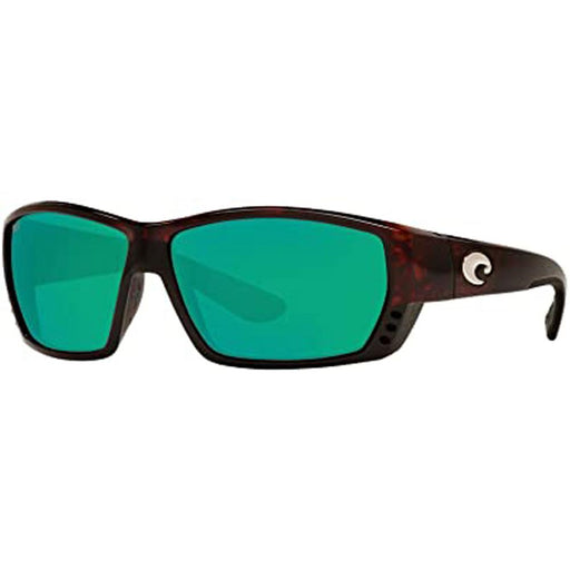 Costa Del Mar Mens Tuna Alley Tortoise Frame Green Mirror Polarized Lens Sunglasses - TA10OGMP - WatchCo.com