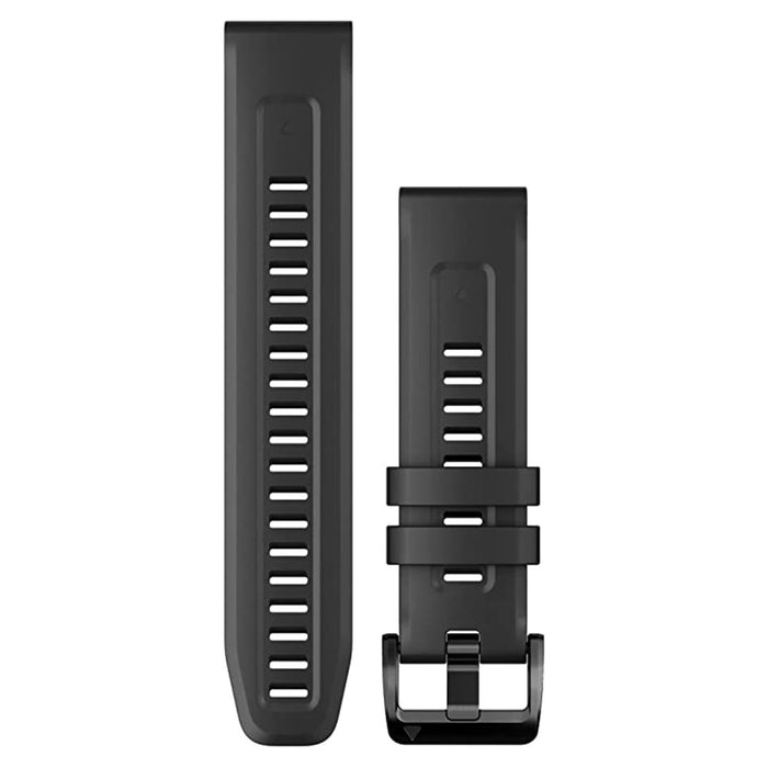 Garmin QuickFit Black 22mm Silicone Watch Band - 010-13111-00