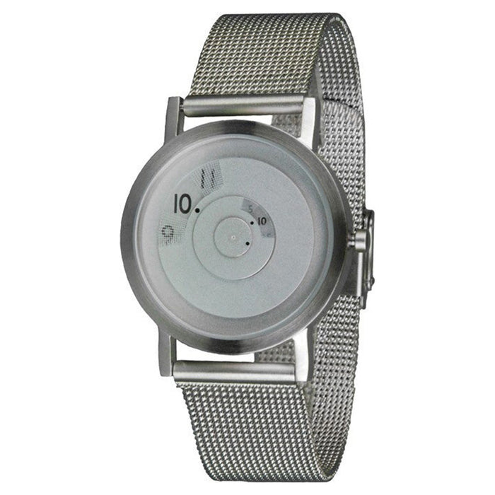 Projects Unisex Reveal Daniel Will Harris Stainless Watch - Silver Mesh Bracelet - Grey Dial - 7203GSS