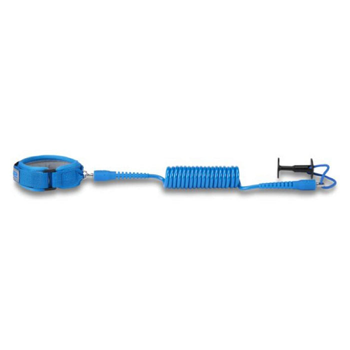 Dakine Unisex Coiled 4 Feet x 1/4 Inches Blue Bicep Leash - 10003318-BLUE