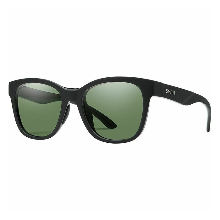 Smith Womens Caper Black Frame Grey Green Polarized Lens Sunglasses - CPCPGNMB