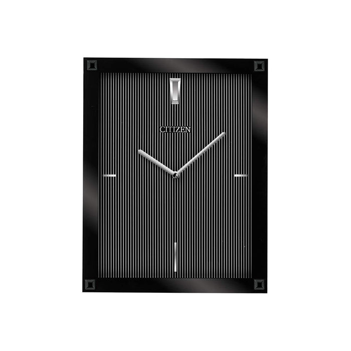 Citizen Gallery Circular Black Frame Black Dial Rectangular Wall Clock - CC2027