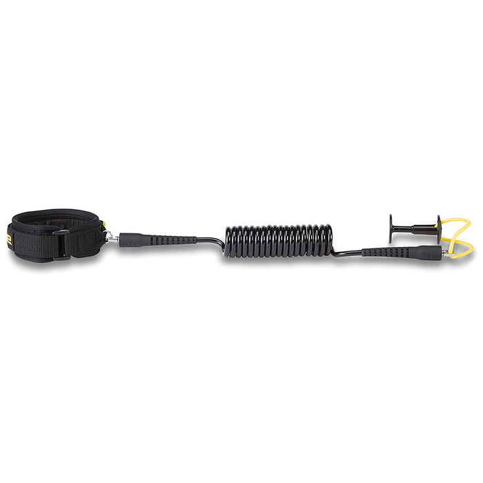 Dakine Unisex Coiled Small 4 Feet X 1/4 Inches Black Bicep Leash - 10003319-BLACK