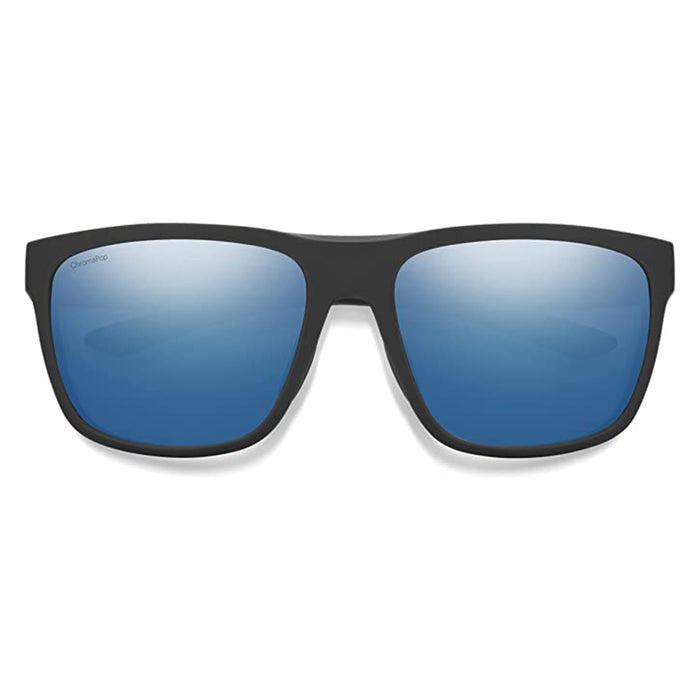 Smith Unisex Matte Black Frame Chromapop Blue Mirror Lens Polarized Sunglasses - 20522300360QG
