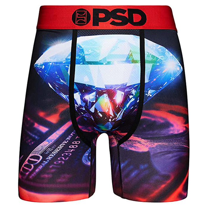 PSD Men's Red Bones Boxer Briefs Underwear - 123180050-RED